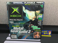 Official Xbox Magazine: August 2002 / Issue 9 / "Metal Gear Solid 2: Substance" Cover (No Demo Disc) (As Pictured) Pre-Owned