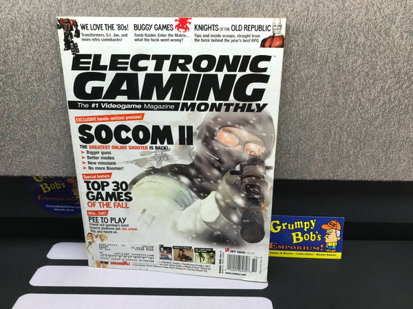 Electronic Gaming Monthly: October 2003 / Issue 171 / "SOCOM II / Pee To Play" Cover (Magazine) (As Pictured) Pre-Owned