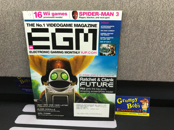Electronic Gaming Monthly: April 2007 / Issue 214 / "Ratchet & Clank Future" Cover (Magazine) (As Pictured) Pre-Owned