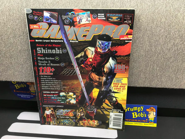 GamePro Magazine: October 2002 / Issue 169 / "Shinobi" Cover (As Pictured) Pre-Owned
