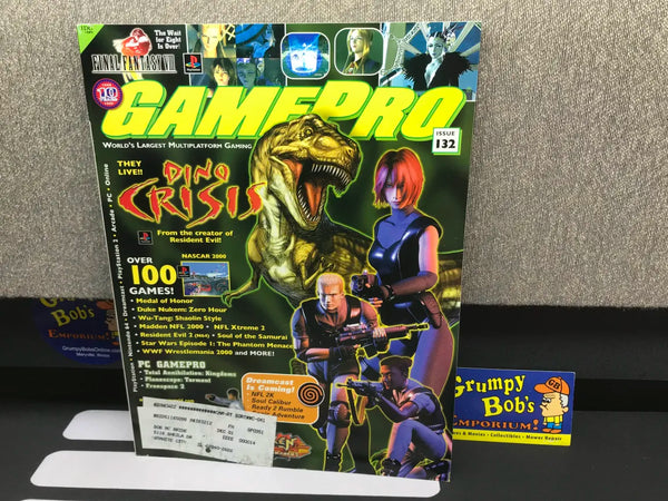 GamePro Magazine: September 1999 / Issue 132 / "Dino Crisis" Cover (As Pictured) Pre-Owned