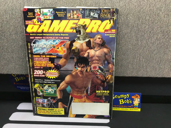 GamePro Magazine: September 2002 / Issue 168 / "Tekken 4" Cover (Loose Pages) (As Pictured) Pre-Owned
