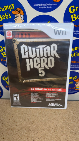 Wii Guitar Hero 5 (Nintendo Wii) NEW