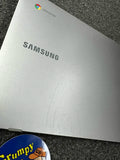 System - Chrome OS 11.6" HD Intel Celeron Processor N4000 4GB RAM 32GB eMMC Gigabit Wi-Fi - XE310XBA-K01US  - Platinum Titan (Samsung Chromebook 4) Pre-Owned w/ Power Cable