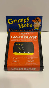 Laser Blast - AG008 (Atari 2600) Pre-Owned: Cartridge Only (━☞´◔‿ゝ◔`)━☞ BOB'S BARGAINS