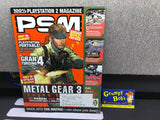 PSM Magazine: August 2003 / Volume 7 Issue 74 / "Metal Gear 3" Cover (No Demo Disc) (As Pictured) Pre-Owned w/ "Ape Escape 2" Stickers