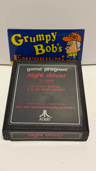 Night Driver - CX2633 (Atari 2600) Pre-Owned: Cartridge Only (━☞´◔‿ゝ◔`)━☞ BOB'S BARGAINS