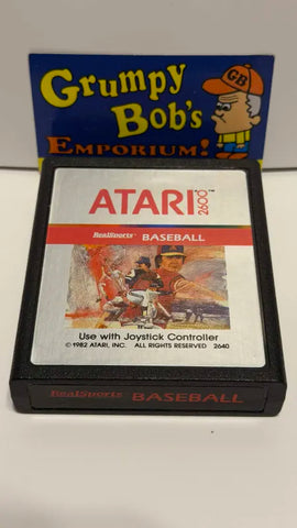 Realsports Baseball (Atari 2600) Pre-Owned: Cartridge Only (━☞´◔‿ゝ◔`)━☞ BOB'S BARGAINS