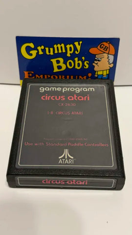 Circus Atari - CX2630 (Atari 2600) Pre-Owned: Cartridge Only (━☞´◔‿ゝ◔`)━☞ BOB'S BARGAINS