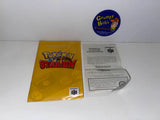 Pokemon Stadium (Nintendo 64) Pre-Owned: Game, Manual, Transfer Pak, 4 Inserts, and Box (Pictured)