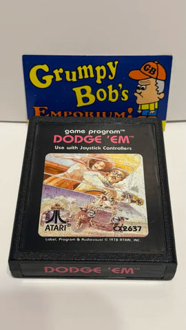 Dodge 'Em - CX2637 (Atari 2600) Pre-Owned: Cartridge Only (━☞´◔‿ゝ◔`)━☞ BOB'S BARGAINS