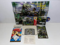 Turok Dinosaur Hunter (Nintendo 64) Pre-Owned: Game, Manual, Poster, 3 Inserts, Tray, and Box