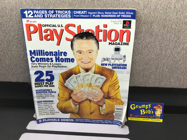 Official U.S. PlayStation Magazine: August 2000 Issue 35 - Pre-Owned No Demo Disc (As Pictured)