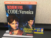 Resident Evil Code: Veronica (Prima's Official Strategy Guide) (Sega Dreamcast) Pre-Owned w/ Attached Map/Poster and Sealed Bonuses & Secrets Section (As Pictured)