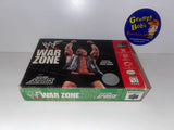 WWF War Zone (Nintendo 64) Pre-Owned: Game, 3 Inserts, Poster, Tray, and Box w/ Protector (Pictured)