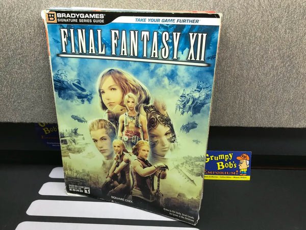 Final Fantasy XII (Signature Series Official Strategy Guide) (BradyGames) Pre-Owned (Loose and atleast 2 Missing Pages) (No Poster) (As Pictured)