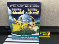 Pokemon: Let's Go, Pikachu! and Eevee!: Official Trainer's Guide (Pokedex) Pre-Owned w/ Stickers and Map (No Bookmark) (As Pictured)