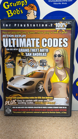 Action Replay - Ultimate Codes: Grand Theft Auto San Andreas (Playstation 2) Pre-Owned