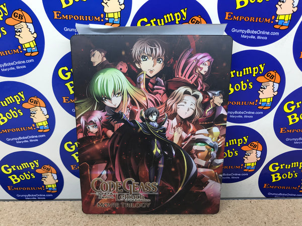 Code Geass Lelouch of the Rebellion: The Movie Trilogy [Steelbook Case Edition] (Blu-Ray) Pre-Owned (As Pictured)