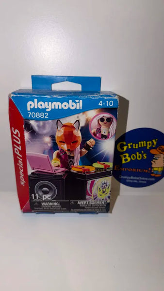 Playmobil 70882 - Special PLUS: DJ With Turntables - 11 pc Set - NEW