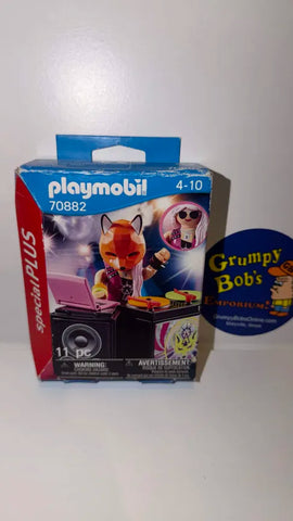 Playmobil 70882 - Special PLUS: DJ With Turntables - 11 pc Set - NEW