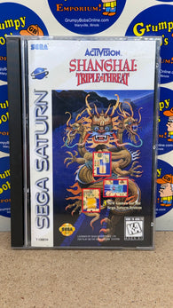 Shanghai: Triple Threat (Sega Saturn) Pre-Owned: Disc Only