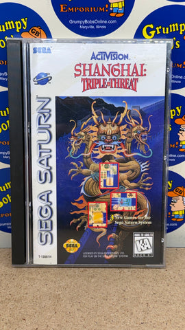 Shanghai: Triple Threat (Sega Saturn) Pre-Owned: Disc Only