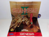 Shanghai II: Dragon's Eye (Sega Genesis) Pre-Owned: Game, Manual, 2 Inserts, Poster, and Case w/ Case Art (Pictured)