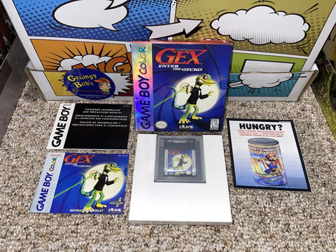 Gex: Enter The Gecko (Game Boy Color) Pre-Owned: Game, Manual, 2 Inserts, Protective Case, Tray, and Box