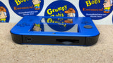 System - Electric Blue 2 (Blue & Black) (Nintendo 2DS) Pre-Owned w/ Stylus, Charger, Quick Start Insert, AR Cards, Cardboard Insert, and Mario Kart 7 Edition Box (Matching Serial Number) (As Pictured)