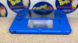 System - Electric Blue 2 (Blue & Black) (Nintendo 2DS) Pre-Owned w/ Stylus, Charger, Quick Start Insert, AR Cards, Cardboard Insert, and Mario Kart 7 Edition Box (Matching Serial Number) (As Pictured)