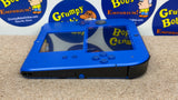 System - Electric Blue 2 (Blue & Black) (Nintendo 2DS) Pre-Owned w/ Stylus, Charger, Quick Start Insert, AR Cards, Cardboard Insert, and Mario Kart 7 Edition Box (Matching Serial Number) (As Pictured)