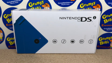System - Matte Blue (Nintendo DSi) Pre-Owned in Box w/ Stylus, Charger, 6 Inserts, Manual, and Box (Matching Serial Number) (As Pictured)