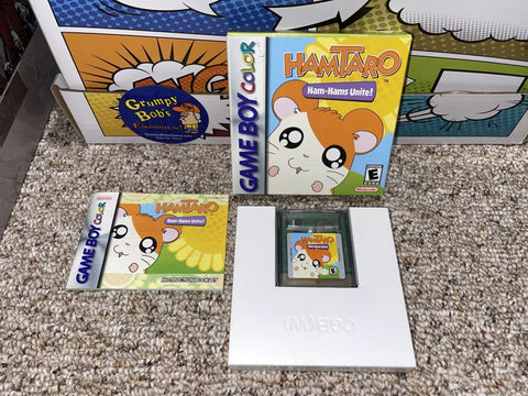 Hamtaro Ham-Hams Unite! (Game Boy Color) Pre-Owned: Game, Manual, Tray, and Box