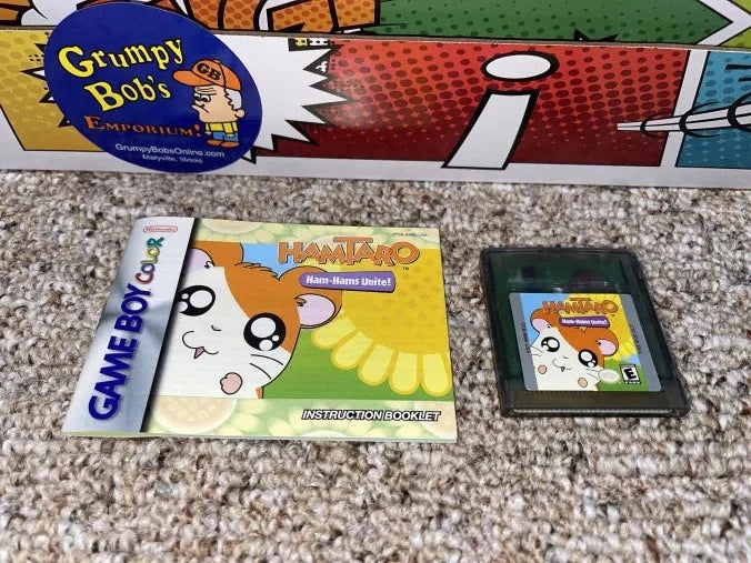 Hamtaro Ham-Hams Unite! (Game Boy Color) Pre-Owned: Game, Manual, Tray ...