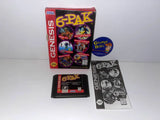 6-Pak (Golden Axe, Sonic The Hedgehog, Columns, Streets of Rage, Revenge of Shinobi, and Super Hang-On) (Sega Genesis) Pre-Owned: Game, Manual, and Box (Pictured)