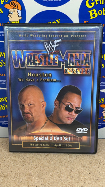 WWF WrestleMania X-Seven [The Astrodome - April 1, 2001] (Special 2 DVD Set) Pre-Owned (As Pictured)