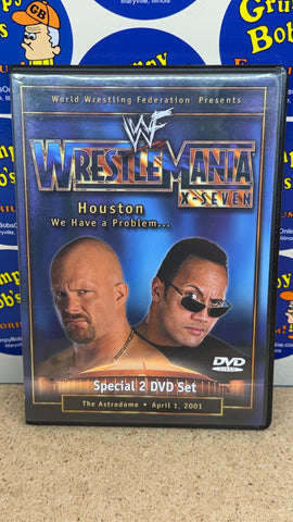 WWF WrestleMania X-Seven [The Astrodome - April 1, 2001] (Special 2 DVD Set) Pre-Owned (As Pictured)