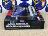 Nigel Mansell's World Championship Racing (Super Nintendo) Pre-Owned: Game, 3 Inserts, Tray, and Box (As Pictured)