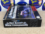 Nigel Mansell's World Championship Racing (Super Nintendo) Pre-Owned: Game, 3 Inserts, Tray, and Box (As Pictured)