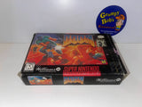 Doom (Super Nintendo) Pre-Owned: Game, Manual, Dust Cover, Tray, and Box w/ Protector (Pictured)