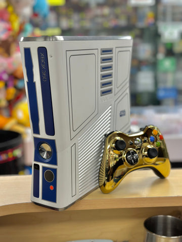System (Star Wars Limited Edition) w/ Official Wireless Gold Controller + 320GB Hard Drive (Xbox 360) Pre-Owned