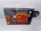 Doom (Super Nintendo) Pre-Owned: Game, Manual, Dust Cover, Tray, and Box w/ Protector (Pictured)