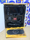 System: 3001 - Piano Black (Sony PSP) Pre-Owned w/ USB Cable, Car Charger, 4GB Memory Stick Pro Duo, Battery Pack, Quick Refference Manual, Saftey and Support Booklet, Quick Start Guide, 3 Inserts, Tray, and Box  (As Pictured)