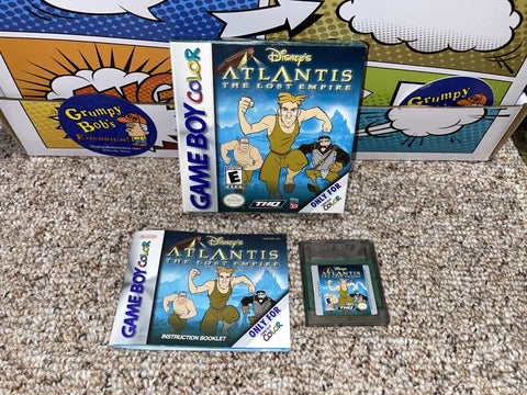 Atlantis: The Lost Empire (Game Boy Color) Pre-Owned: Game, Manual, and Box