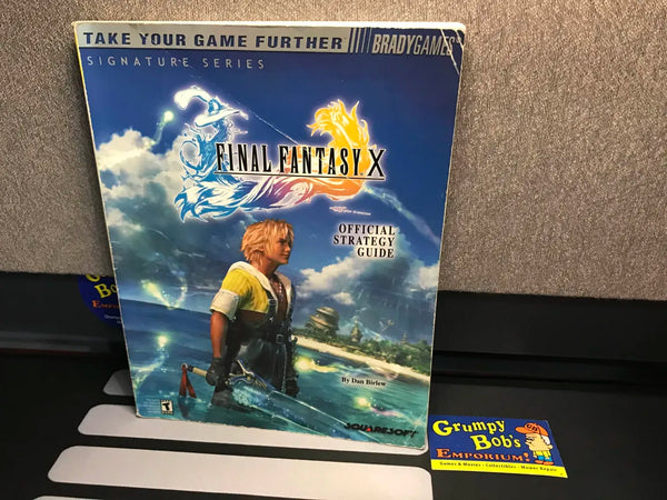 Final Fantasy X (Signature Series) (Official Strategy Guide) (BradyGames) Pre-Owned (No Poster) (Pictured)