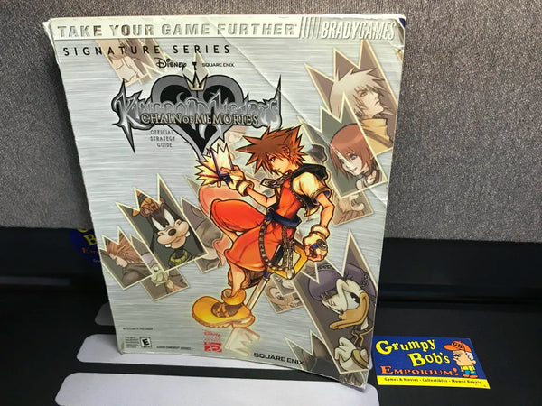 Kingdom Hearts: Chain of Memories (Signature Series) (Official Strategy Guide) (BradyGames) Pre-Owned w/ Foldout (Pictured)