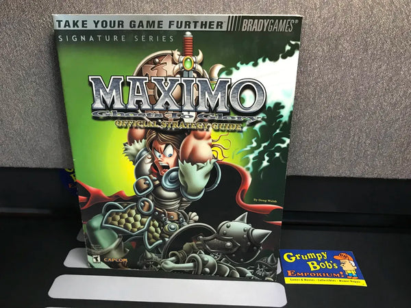 Maximo: Ghosts to Glory (Signature Series) (Official Strategy Guide) (BradyGames) Pre-Owned w/ Bonus Hidden Level Pack (Pictured)