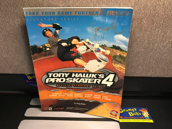 Tony Hawk's Pro Skater 4 (Signature Series) (Official Strategy Guide) (BradyGames) Pre-Owned w/ Poster (Pictured)