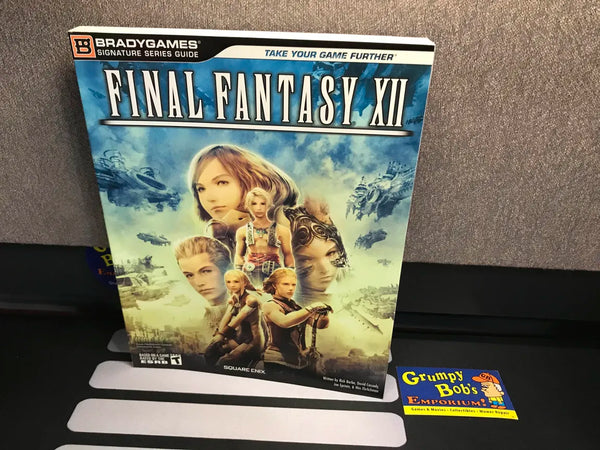 Final Fantasy XII (Signature Series Official Strategy Guide) (BradyGames) Pre-Owned w/ Poster (Pictured)